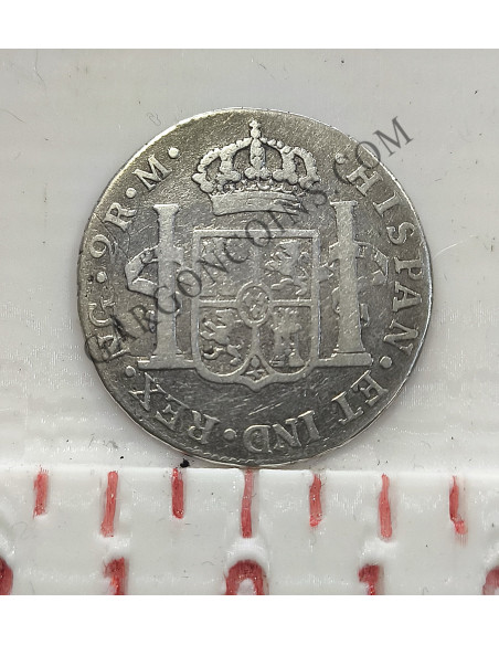 Carlos IV  2 Reales de Guatemala 1794 M