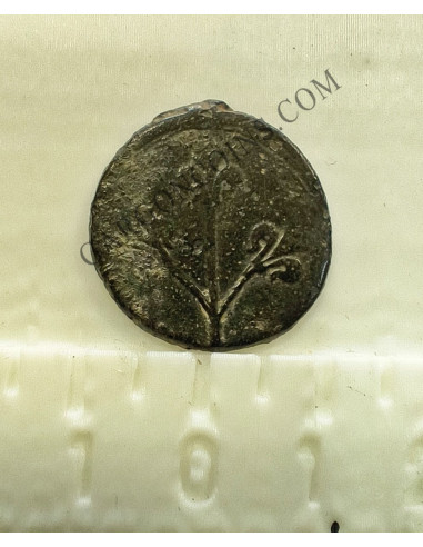 Lote de  3 Variantes  de la moneda de 1 Pugesa de  Lérida (Lleida) S. XVI Carlos I 