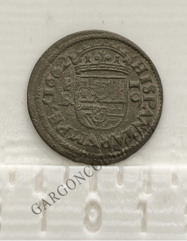 Felipe IV 16 Maravedís 1662 de Segovia y ensayador B MBC
