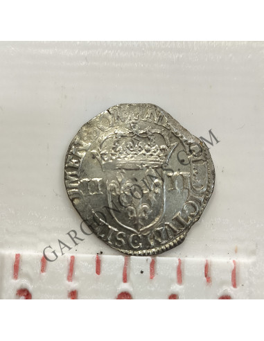 Francia y Navarra Enricus IV 1607  1/4 de ECU ceca de Saint Lo