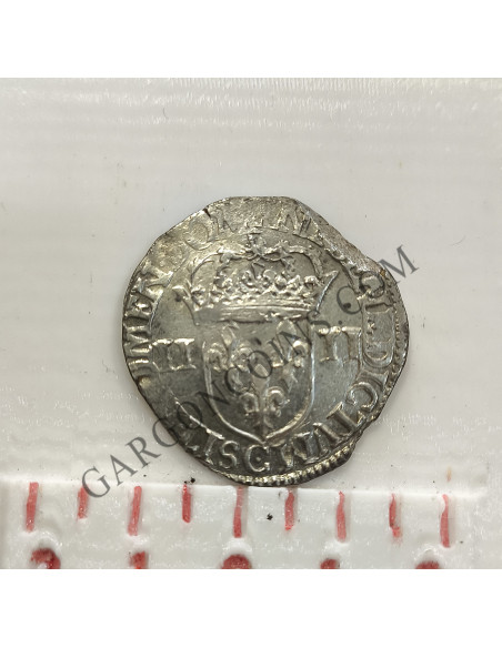 Francia y Navarra Enricus IV 1607  1/4 de ECU ceca de Saint Lo
