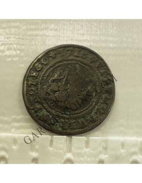 Felipe V  4 maravedis 1718 ceca de Valencia