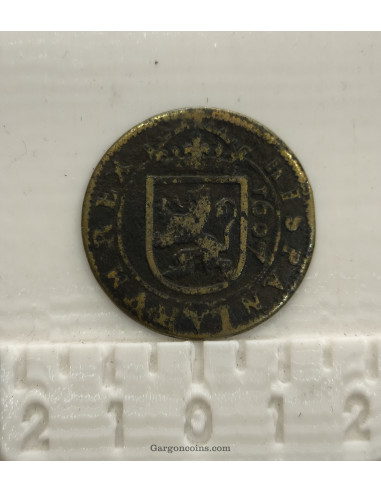 Felipe III 8 maravedis 1607 Segovia BC+