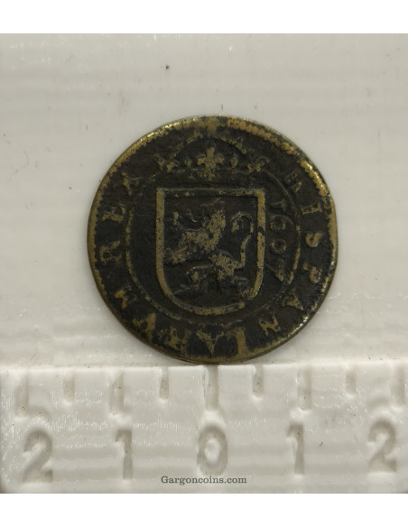 Felipe III 8 maravedis 1607 Segovia BC+