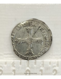 Francia y Navarra Enricus IV 1607  1/4 de ECU ceca Saint Lo