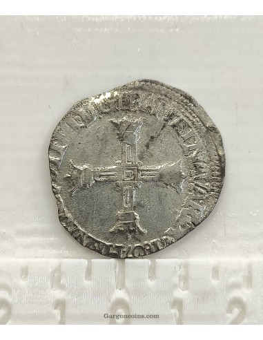 Francia y Navarra Enricus IV 1607  1/4 de ECU ceca Saint Lo