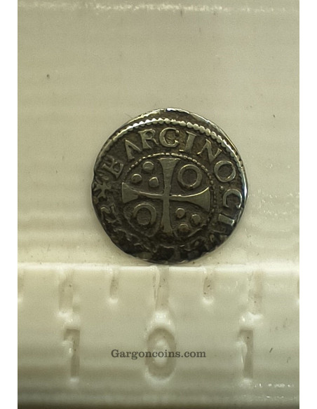 Felipe III  1/2 Croat de Barcelona del 1612