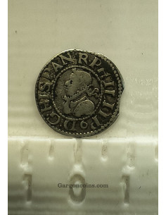 Felipe III  1/2 Croat de Barcelona del 1617 MBC