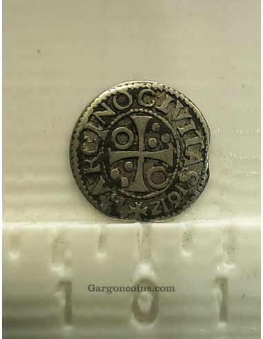 Felipe III  1/2 Croat de Barcelona del 1617 MBC