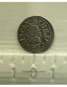 Felipe III  1/2 Croat de Barcelona del 1618 MBC