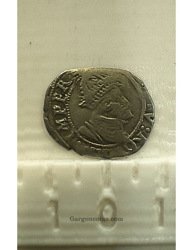 Felipe III moneda de 1 Carolus de  Besançon del 1618 