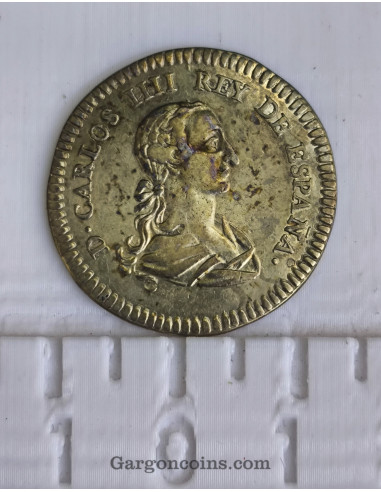 Carlos IV  Medalla de Aclamación Augusta en Valencia el año 1789