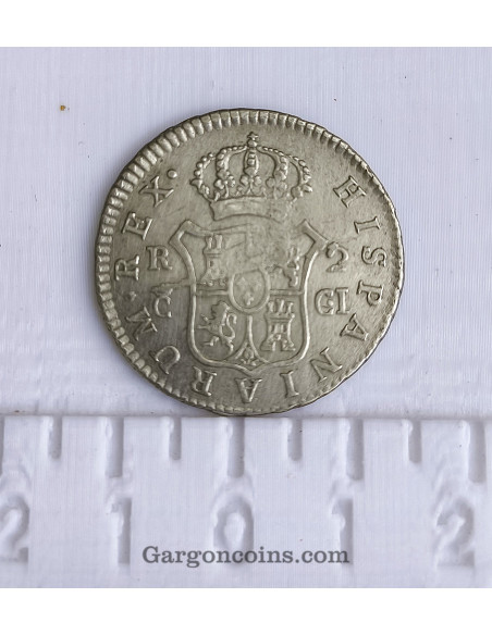 Fernando VII  2 Reales 1812 Cadiz C I  MBC