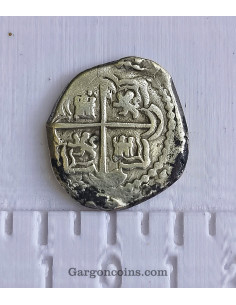 Felipe IV   2 Reales   sin fecha ceca de Mexico Macuquina