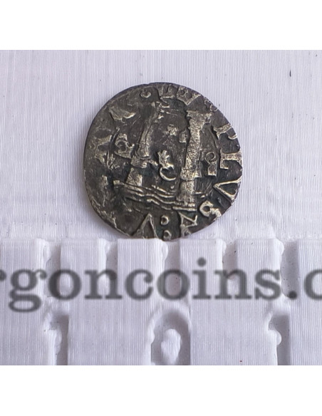 Carlos I Imperio Italia  1 Picciolo sin fecha y ceca de Messina del Reino de Sicilia