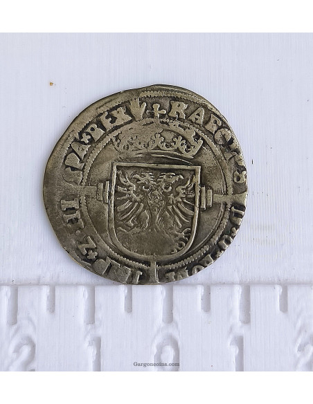 Carlos I Imperio Español de los Paises Bajos 1/2 Real ceca de Amberes