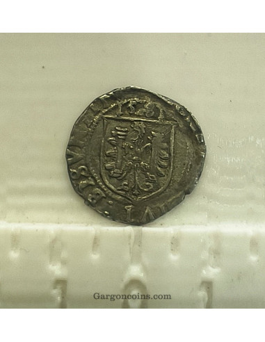 Felipe III moneda de 1 Carolus de  Besançon del 1581 Franco Condado