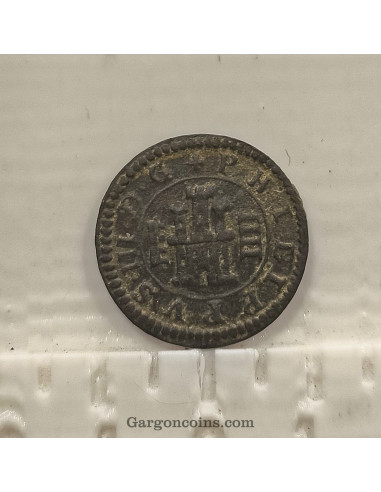 Felipe III  4  maravedis ceca de  Segovia del 1606 MBC