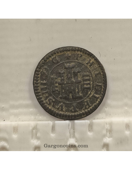Felipe III  4  maravedis ceca de  Segovia del 1606 MBC