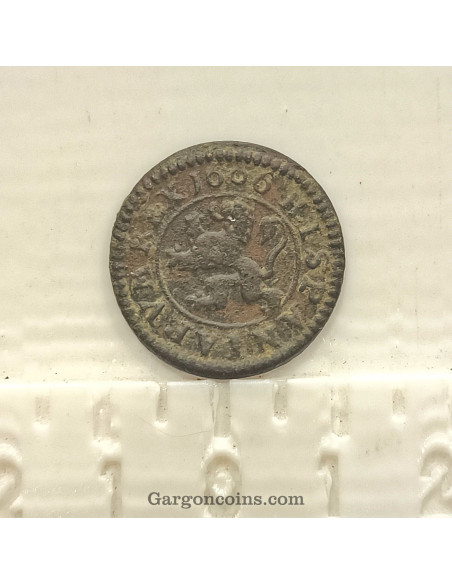 Felipe III  4  maravedis ceca de  Segovia del 1606 MBC