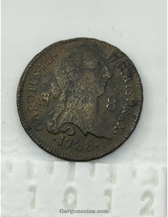 Carlos III 8 maravedis  del 1788 ceca de Segovia 