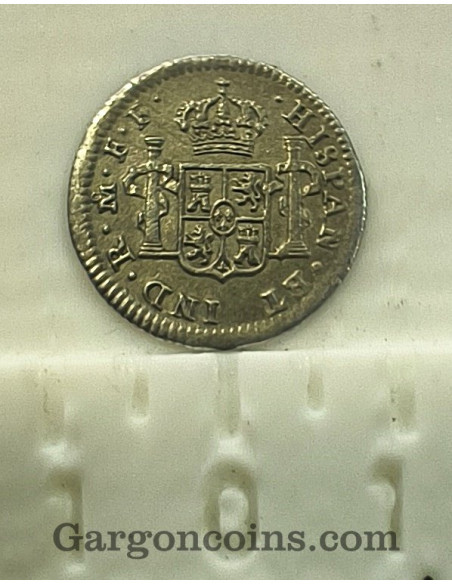 Carlos III  1/2 Real 1781 Mexico F F