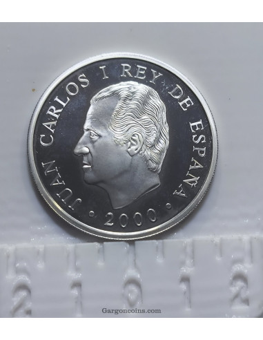 Moneda de 1000 pesetas de coleccion año 2000 Juegos Paralímpicos Sidney