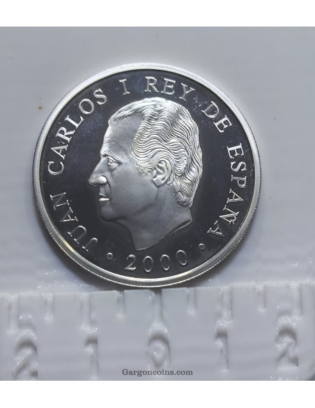 Moneda de 1000 pesetas de coleccion año 2000 Juegos Paralímpicos Sidney
