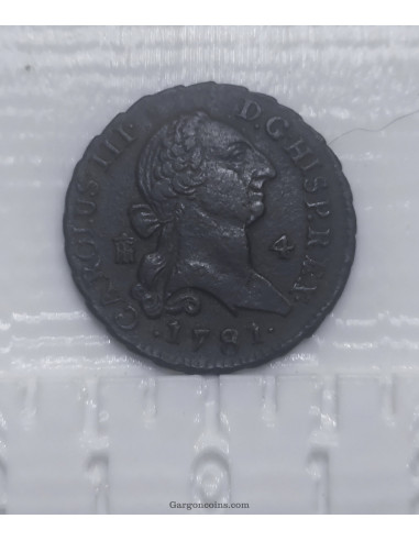 Carlos III  4 Maravedís Segovia del 1781 en EBC