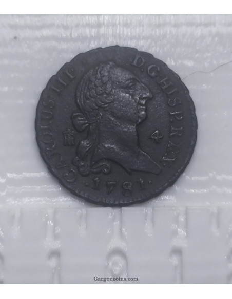 Carlos III  4 Maravedís Segovia del 1781 en EBC