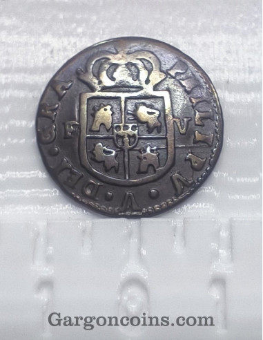 Felipe V  Treseta del 1710 ceca de Valencia