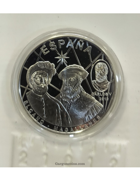Moneda de 10 €  V Centenario de la vuelta al mundo. Año 2019 RARA