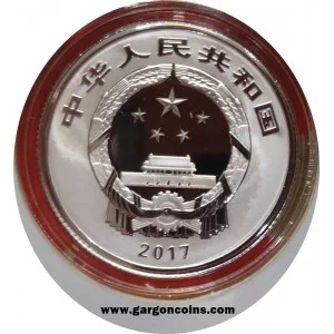 3 Yuan Commemorativo del año Chino 2017