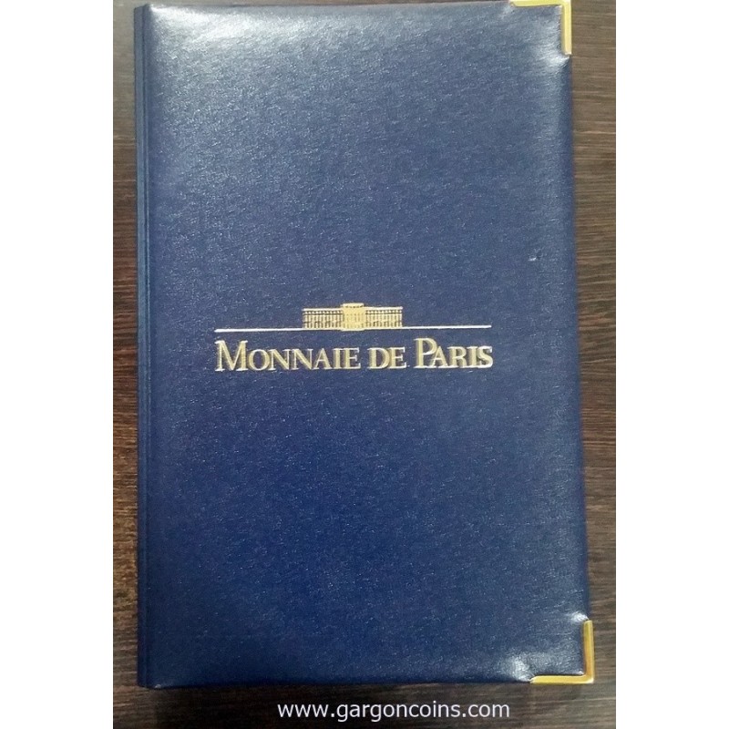 francia,france,proof,1995,monaie,paris,francs,francos,courantes