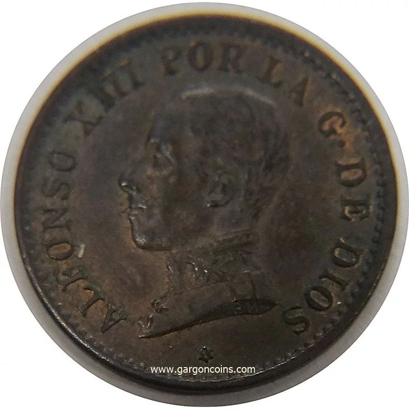 alfonso xiii, 1 centimo,moneda,coin,1911,s/c,